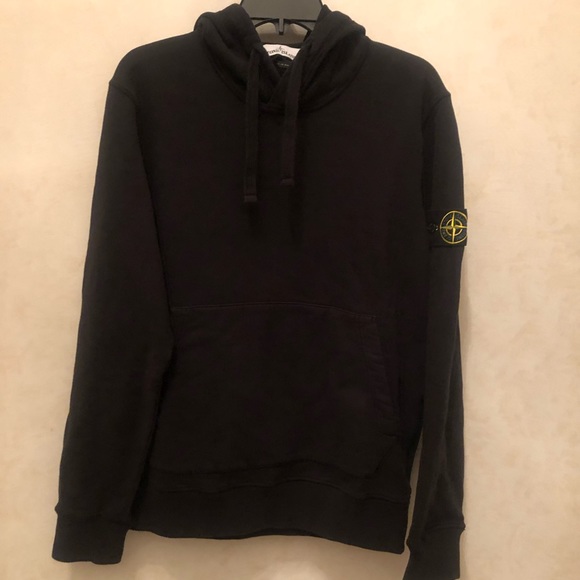 Celebrity’s favorite $375 Stone island basic logo patch hoodie men size m - Picture 4 of 7